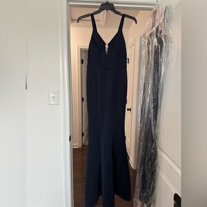Prom Season is here!!! Elegant Navy Blue Gown